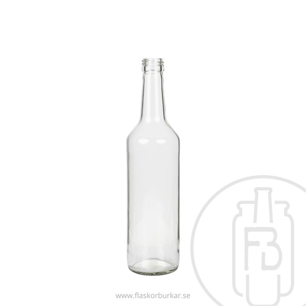 Flaska 500 ml, Gradhals, PP28