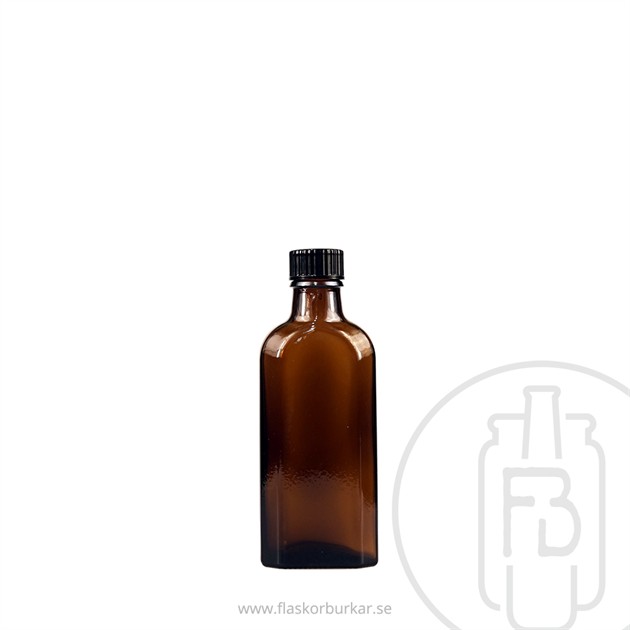 Flaska 100ml Brun,2-0311