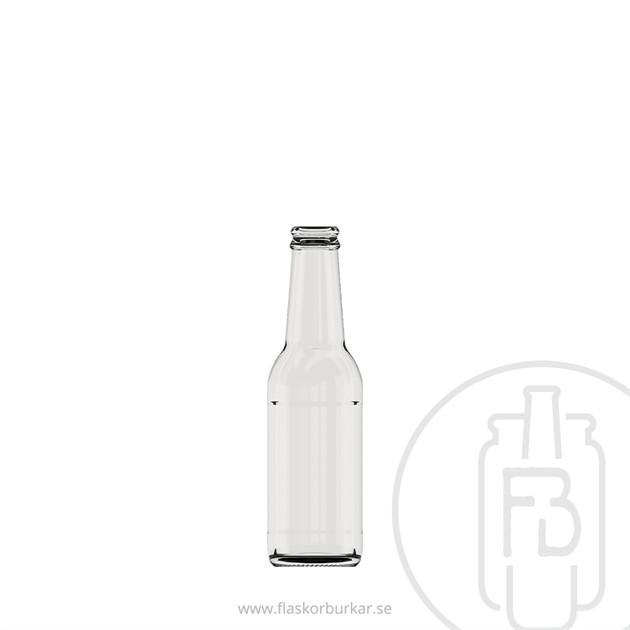 200ml Longneck, Flint, kron 26