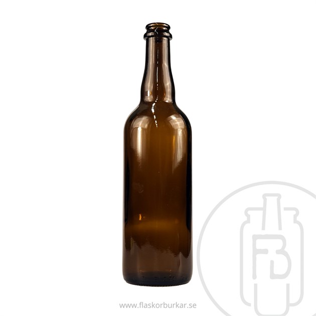 Brun flaska 750ml kronavslut,Kron28