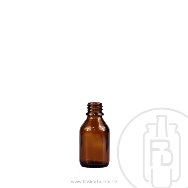 Flaska 20ml Brun,M18