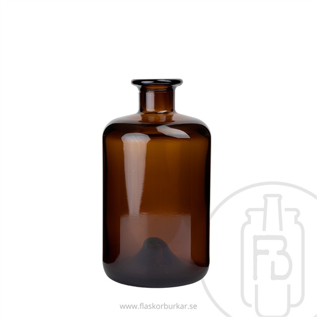 Brun apoteksflaska 500ml