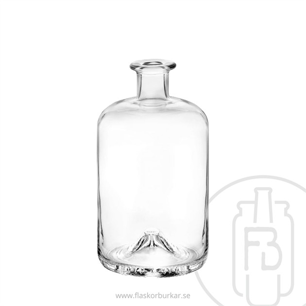 Flaska klarglas 700 ml