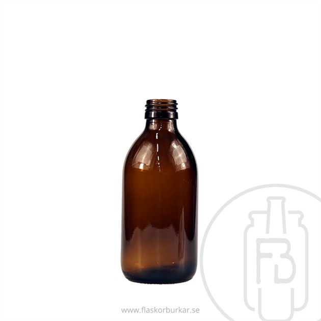 Brun flaska 250 ml,M28