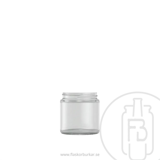 burk 120 ml transparant