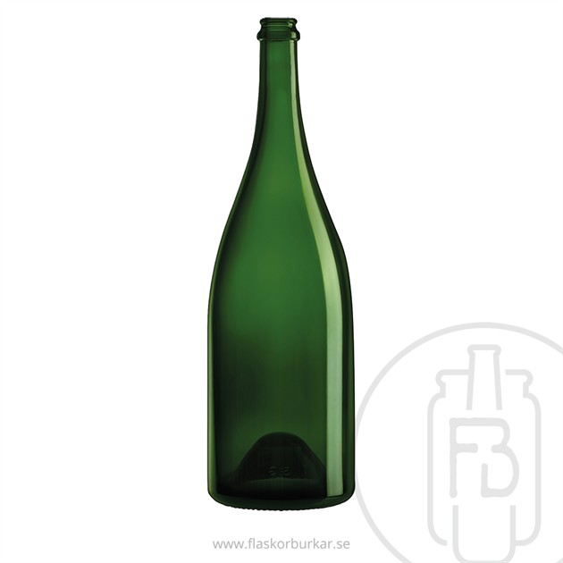 Grön Magnum Champageflaska 1500ml