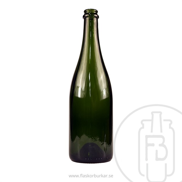 Champagneflaska 750 ml grön,Kron28,Champ