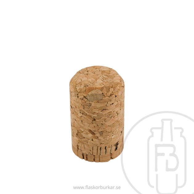 Champagnekork med disc 30,5x48
