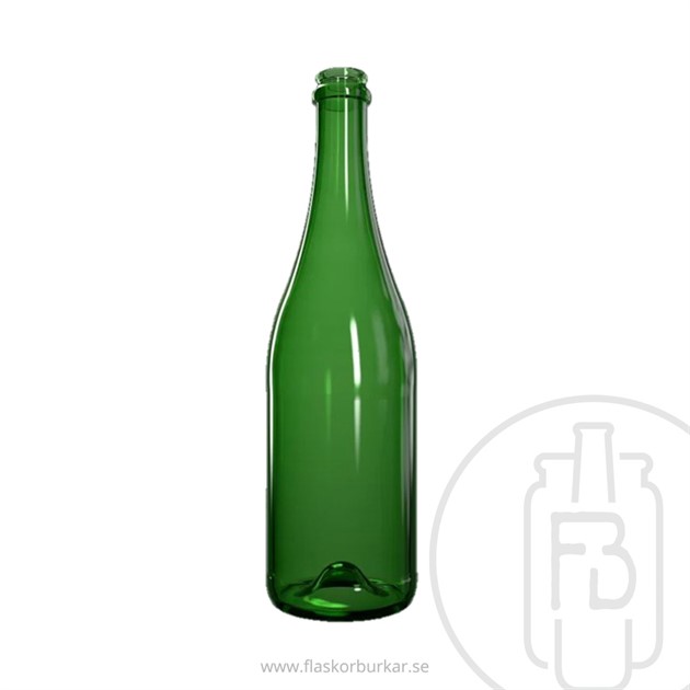 Ciderflaska 750 ml, Grön, Kron 29