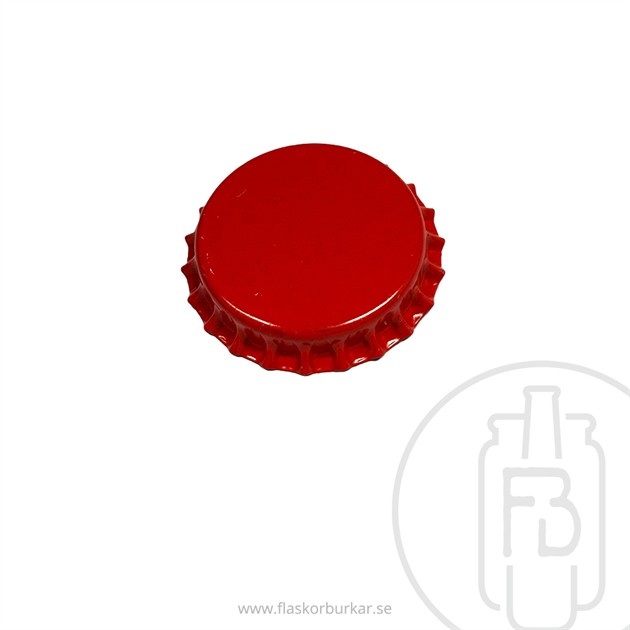 Kronkapsyl 29 mm röd