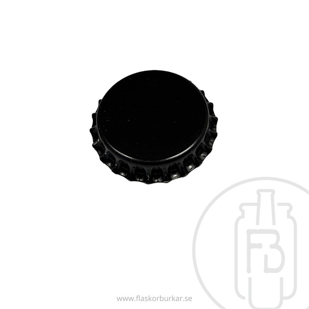 Kronkapsyl 29mm svart champagne