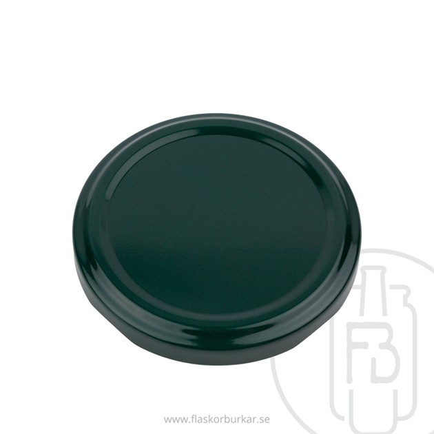 Twist off lid, 63mm, Green