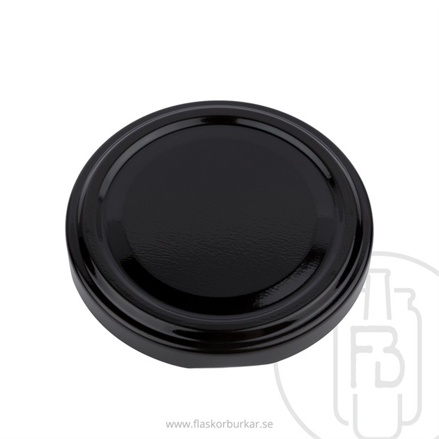 Twist off lid, 66mm, Black